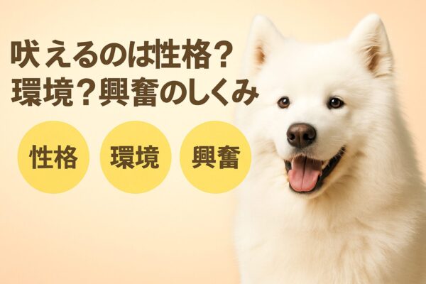 吠えるのは性格?環境?興奮のしくみ