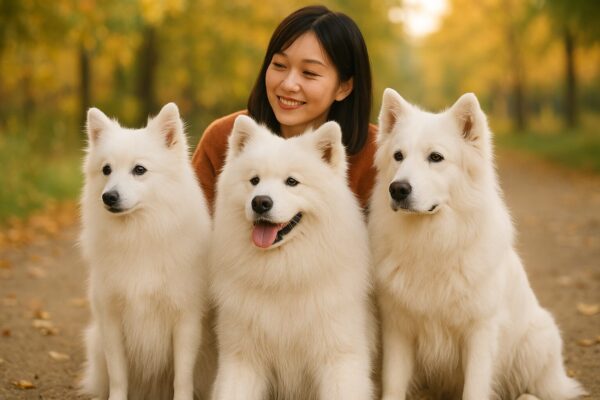 サモエドに似てる白い犬は何ですか?