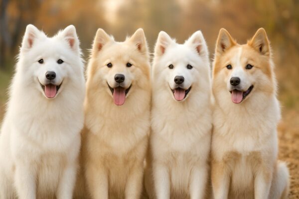 サモエドの色違いは何色ですか?