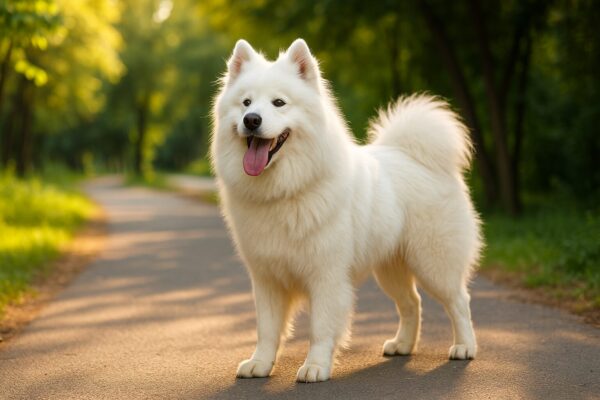 サモエドの夏の散歩で気をつけたいこと