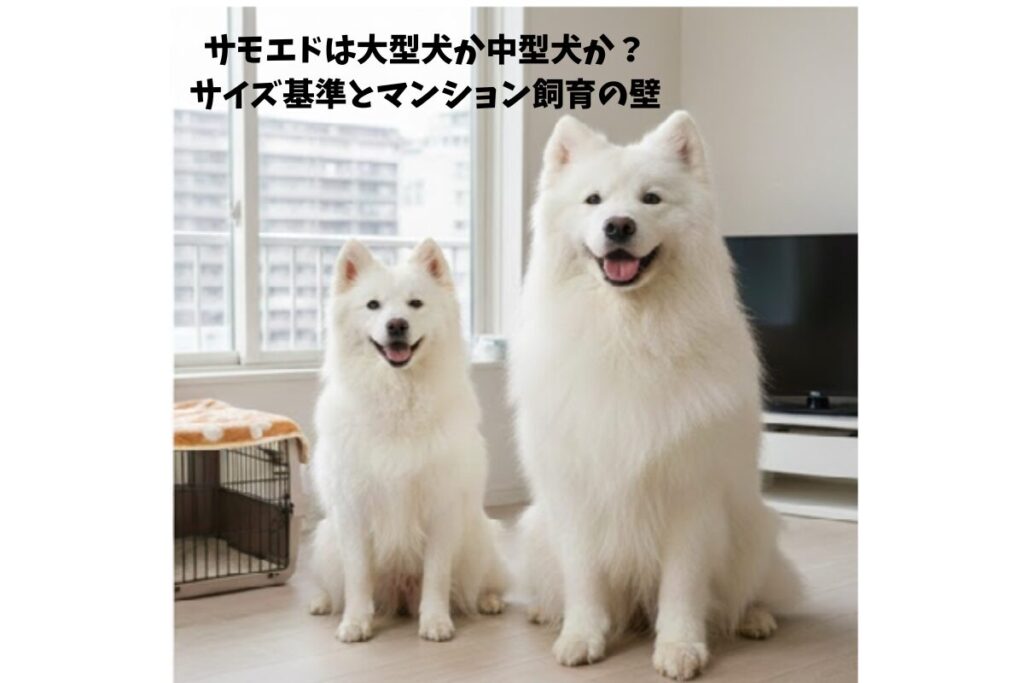 サモエドは大型犬か中型犬か？サイズ基準とマンション飼育の壁